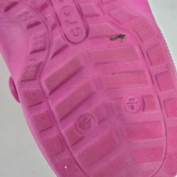 Crocs Classic Fleece Lined Clogs Size 4 Men 6 Women Shoes Rose Pink - Picture 7 of 8